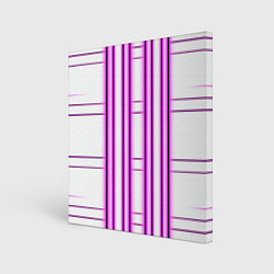 Холст квадратный Neon pink, цвет: 3D-принт