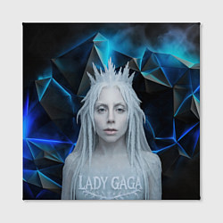 Холст квадратный Леди Гага стиль снежной королевы, цвет: 3D-принт — фото 2
