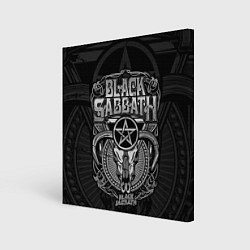 Картина квадратная Black Sabbath - goat skull