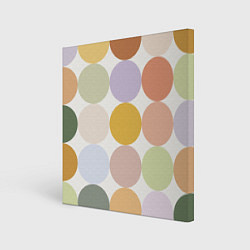 Картина квадратная Цветочный горошек