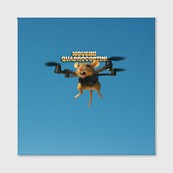 Холст квадратный Mousini Quadrocoptini мем, цвет: 3D-принт — фото 2