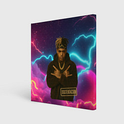 Картина квадратная XXXTentacion с цепью