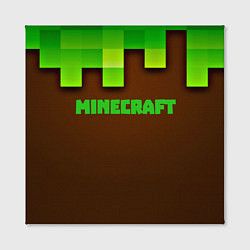 Холст квадратный Minecraft forever, цвет: 3D-принт — фото 2