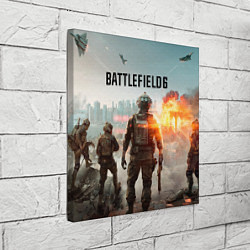 Холст квадратный Солдаты из Battlefield 6, цвет: 3D-принт — фото 2