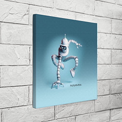 Холст квадратный Spider Bender - meme, цвет: 3D-принт — фото 2