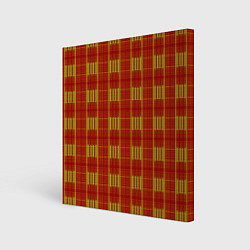 Картина квадратная Color neon orange stripes