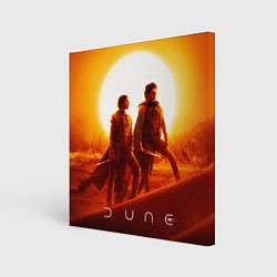 Картина квадратная Пол Атрейдес и Чани Dune part two