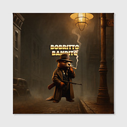 Холст квадратный Bobritto Bandito мем, цвет: 3D-принт — фото 2