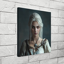 Холст квадратный Цири с янтарными глазами, цвет: 3D-принт — фото 2