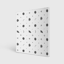 Картина квадратная Шишки из Бузулукского бора