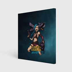 Картина квадратная League of Legends Jinx
