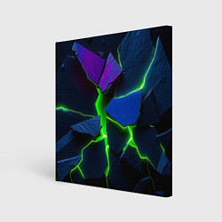 Картина квадратная Neon tile