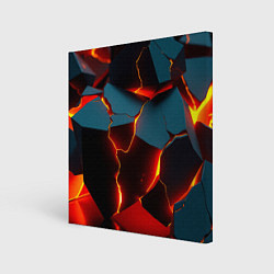 Картина квадратная Orange glow