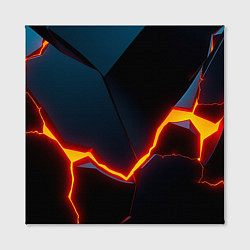 Холст квадратный Plate split, цвет: 3D-принт — фото 2