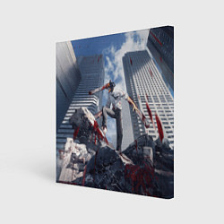 Картина квадратная Denji in city Chainsaw man