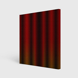 Картина квадратная Neon red orange lines