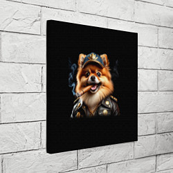 Холст квадратный Гламурный чау-чау, цвет: 3D-принт — фото 2