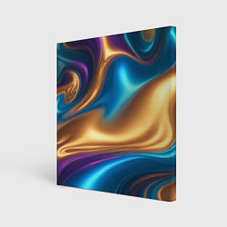 Картина квадратная Сплавы разноцветные