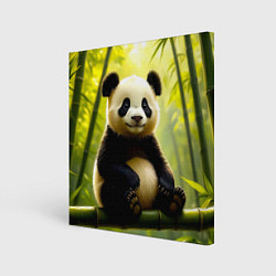Картина квадратная Бамбуковый хранитель