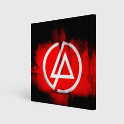 Холст квадратный Linkin Park: Red style, цвет: 3D-принт