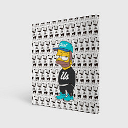 Холст квадратный Bart Just Us, цвет: 3D-принт