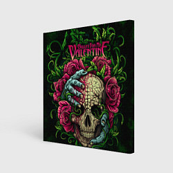 Картина квадратная BFMV: Roses Skull