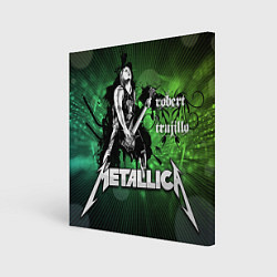 Холст квадратный Metallica: Robert Trujillo, цвет: 3D-принт