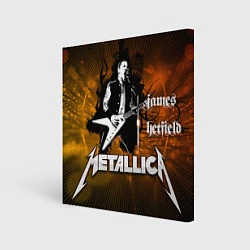 Картина квадратная Metallica: James Hetfield