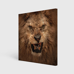 Картина квадратная Взгляд льва