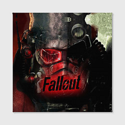 Холст квадратный Fallout Red, цвет: 3D-принт — фото 2