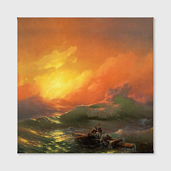 Холст квадратный Айвазовский - 9 Вал, цвет: 3D-принт — фото 2
