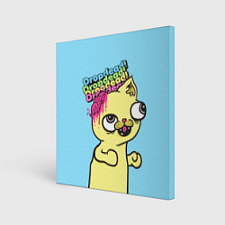 Холст квадратный Drop Dead: Wild Cat, цвет: 3D-принт