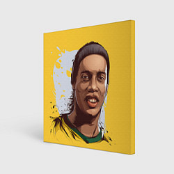 Холст квадратный Ronaldinho Art, цвет: 3D-принт