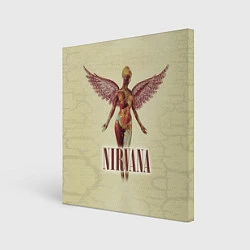 Холст квадратный Nirvana Angel, цвет: 3D-принт