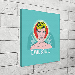 Холст квадратный David Bowie: pop-art, цвет: 3D-принт — фото 2