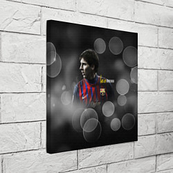 Холст квадратный Leo Messi, цвет: 3D-принт — фото 2