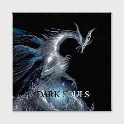 Холст квадратный Dark souls Sith dragon, цвет: 3D-принт — фото 2