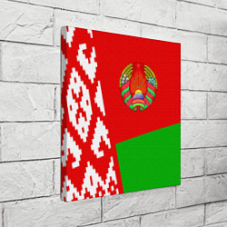 Холст квадратный Патриот Беларуси, цвет: 3D-принт — фото 2