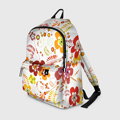 Рюкзак Летние цветы / 3D-принт – фото 1