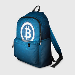 Рюкзак Bitcoin Blue, цвет: 3D-принт