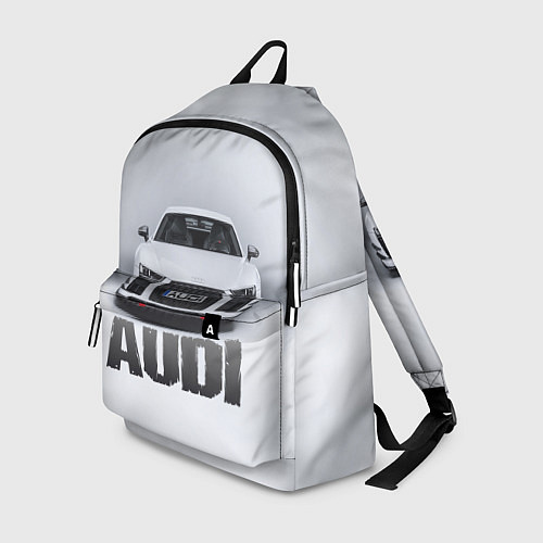 Рюкзак Audi серебро / 3D-принт – фото 1