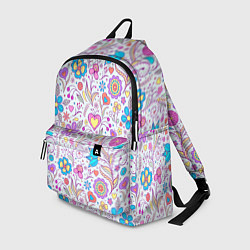 Рюкзак Цветочный сад, цвет: 3D-принт