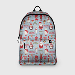Рюкзак Рождественская Милота, цвет: 3D-принт — фото 2
