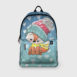 Рюкзак Зимняя лисичка, цвет: 3D-принт — фото 2