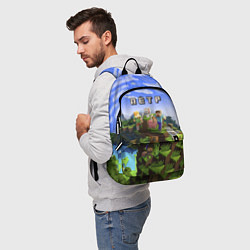 Рюкзак Майнкрафт: Пётр, цвет: 3D-принт — фото 2