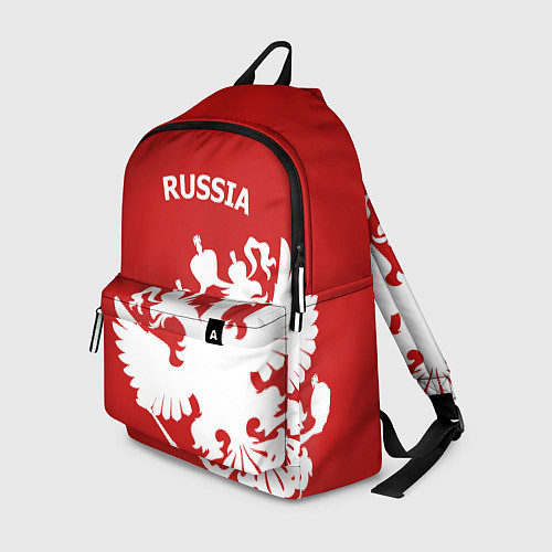 Рюкзак Russia: Red & White / 3D-принт – фото 1