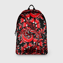 Рюкзак Хохлома красная, цвет: 3D-принт — фото 2