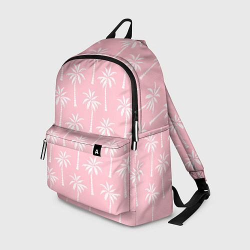 Рюкзак Розовые тропики / 3D-принт – фото 1
