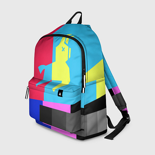 Рюкзак Цветная Лама / 3D-принт – фото 1