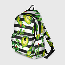 Рюкзак Полосатые тропики, цвет: 3D-принт